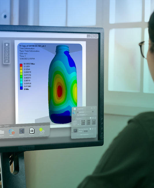 Virtual application test